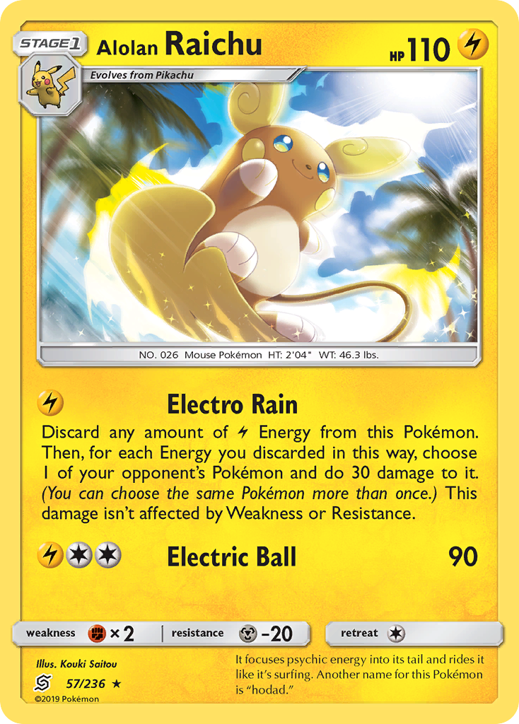 Buy Alolan Raichu Rare | Unified Minds | Pokemon Card NZ Brickheads Collectables Buy Alolan Raichu Rare | Unified Minds | Pokemon Card NZ Brickheads Collectables