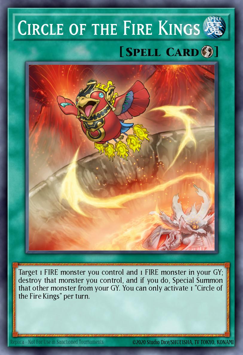 yugioh cards fire Circle of the Fire Kings - MAGO-EN149 Rare