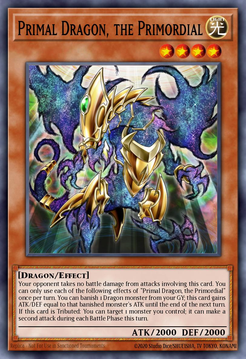 Primal Dragon, the Primordial - GFP2-EN036 Ultra Rare