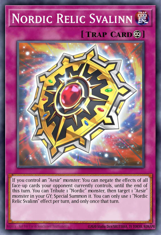 Nordic Relic Svalinn - BACH-EN074 Super Rare | Yu-Gi-Oh! Card