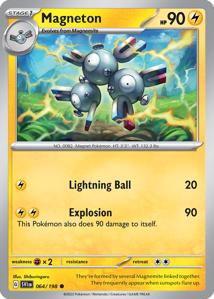 Magneton 64/198 Common | Scarlet & Violet | Pokemon Card
