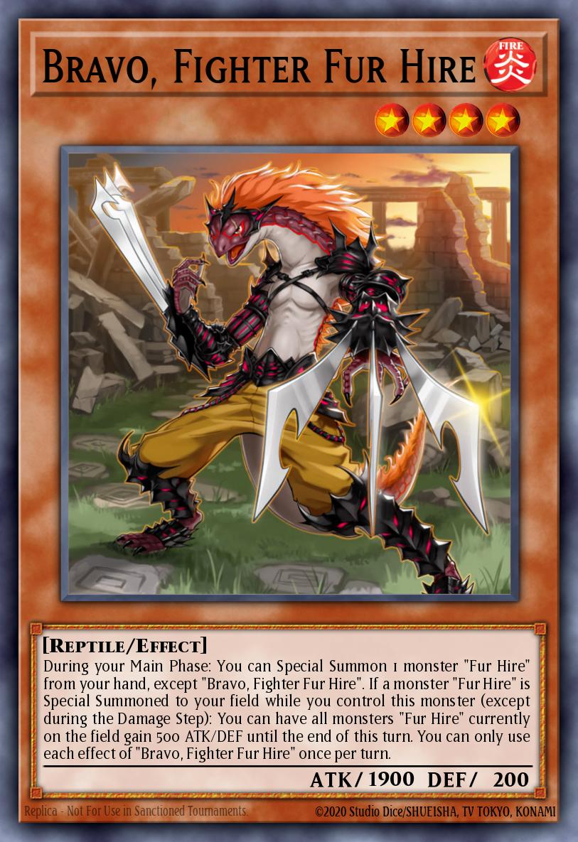 yugioh fur hire cards Bravo, Fighter Fur Hire - DASA-EN019 Super Rare
