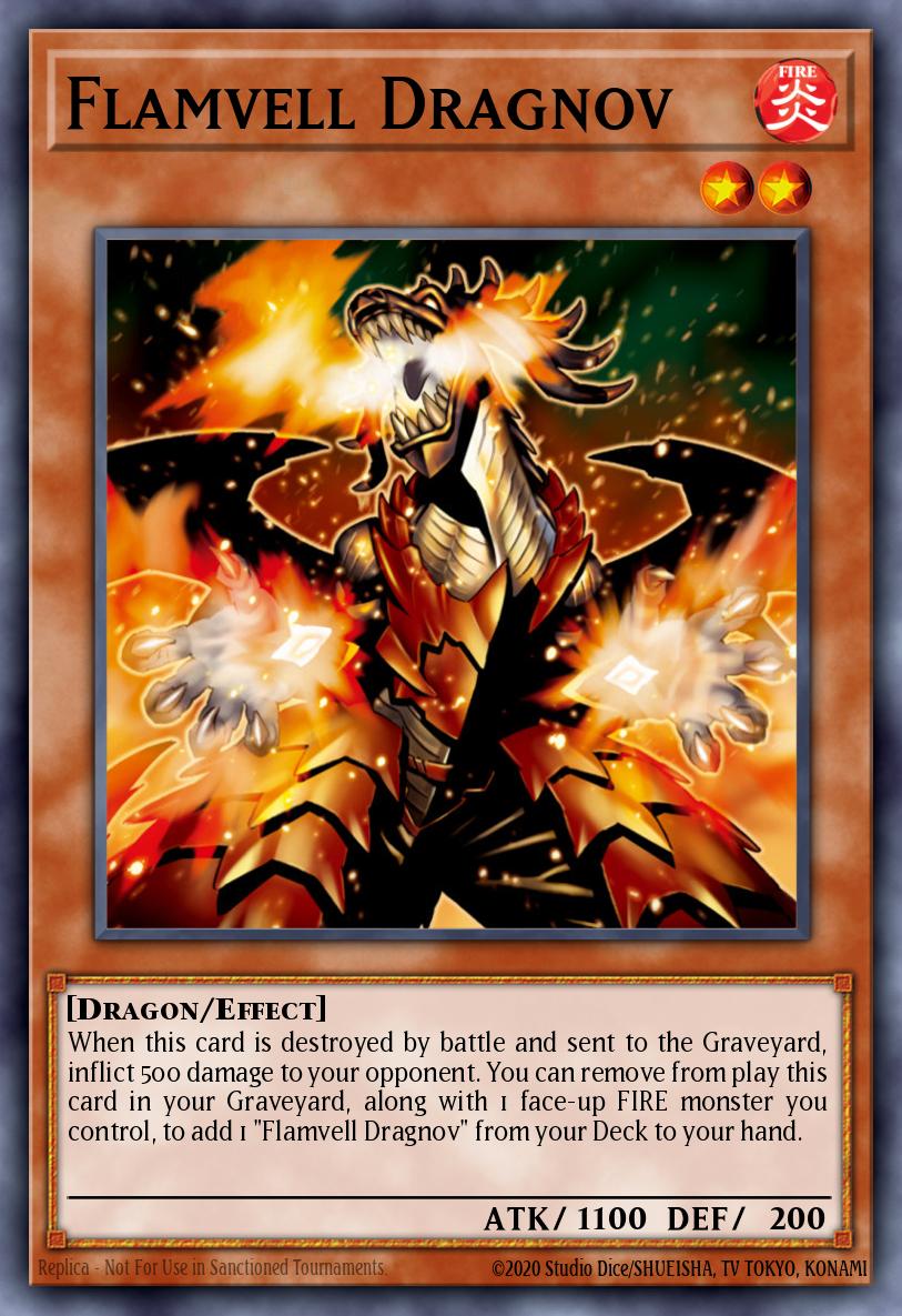 Flamvell Dragnov - HA01-EN007 Super Rare