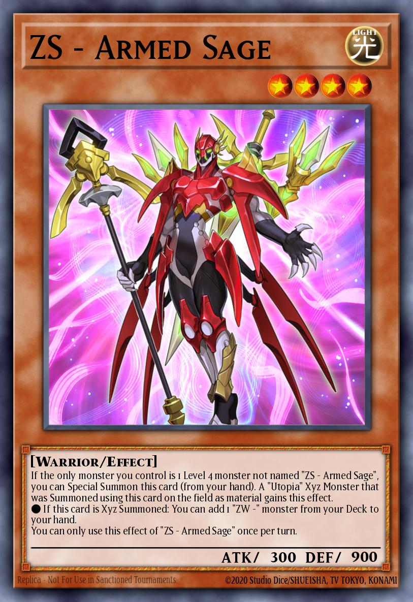 zw deck yugioh ZS Armed Sage - MP22-EN058 Super Rare