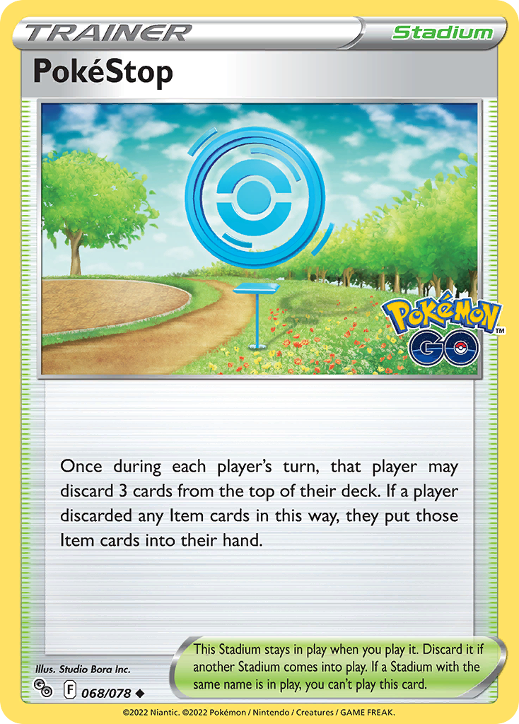PokéStop 68/78 Uncommon | Pokémon GO | Pokemon Card