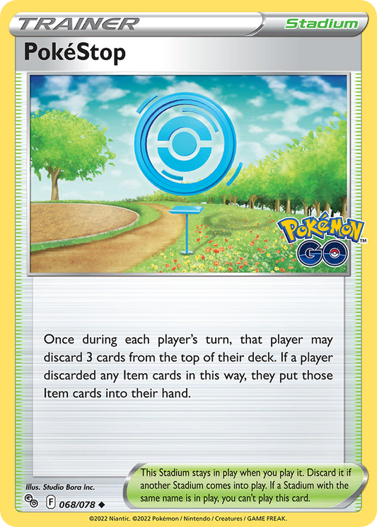 PokéStop 68/78 Uncommon | Pokémon GO | Pokemon Card