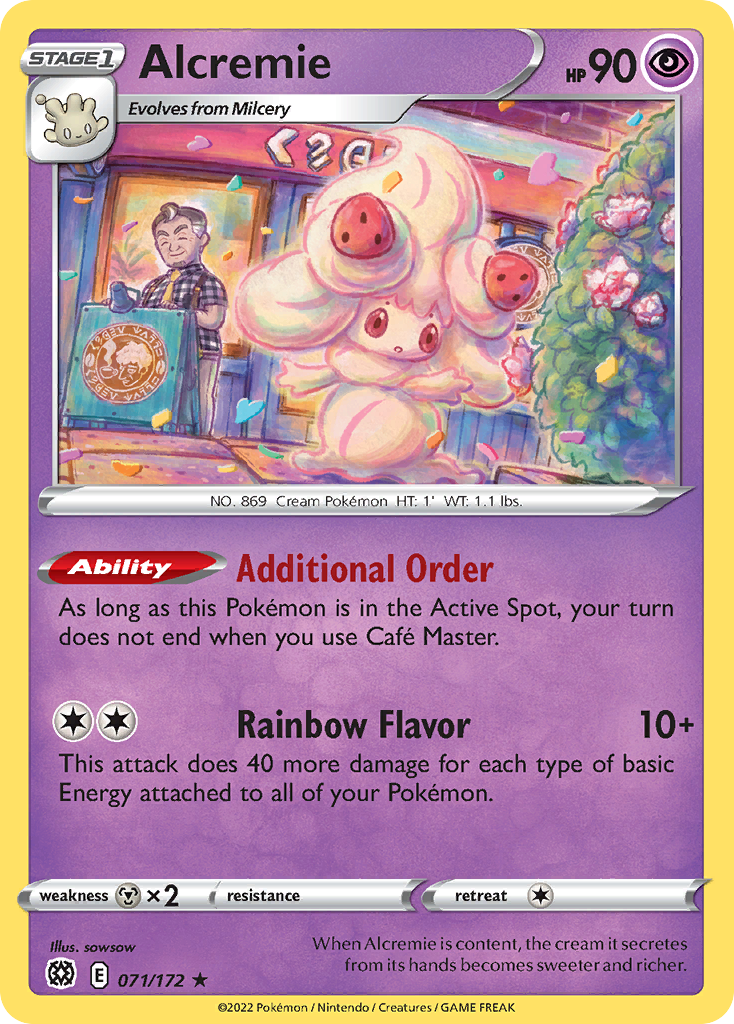 cafe master pokemon card value Buy Alcremie Rare | Brilliant Stars