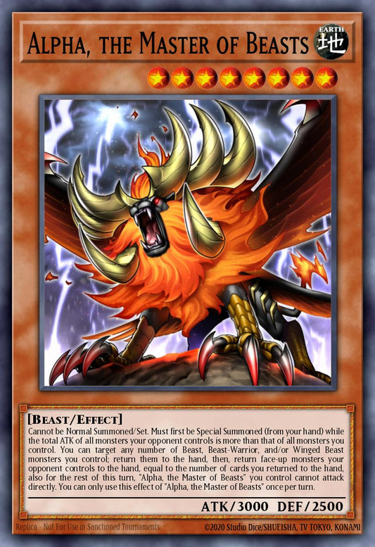 Alpha, the Master of Beasts - RA01-EN022 Super Rare | Yu-Gi-Oh! Card
