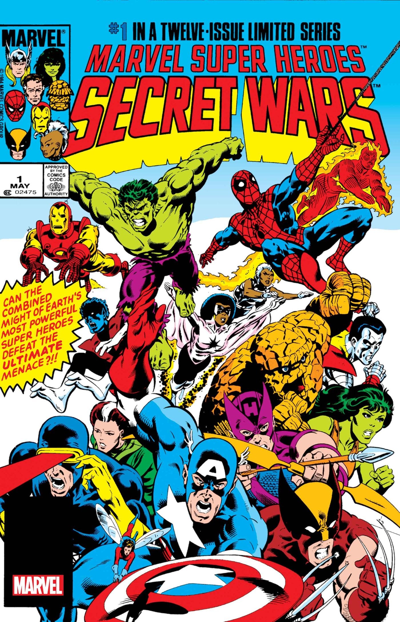 Marvel Super Heroes Secret Wars 1 Facsimile Edition | Standard | Marvel Comics | NEW Comic Book