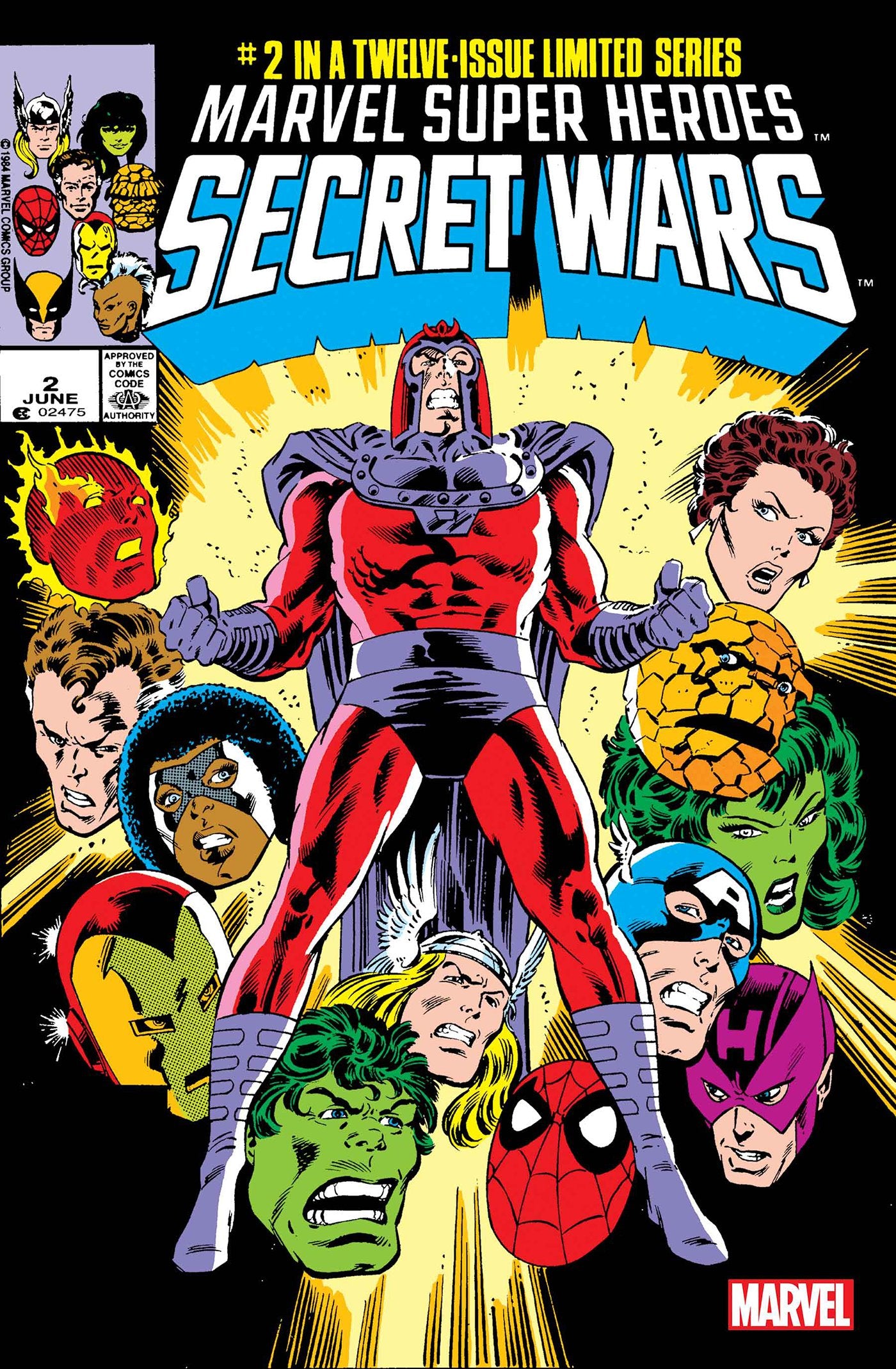 Marvel Super Heroes Secret Wars 2 Facsimile Edition | Standard | Marvel Comics | NEW Comic Book