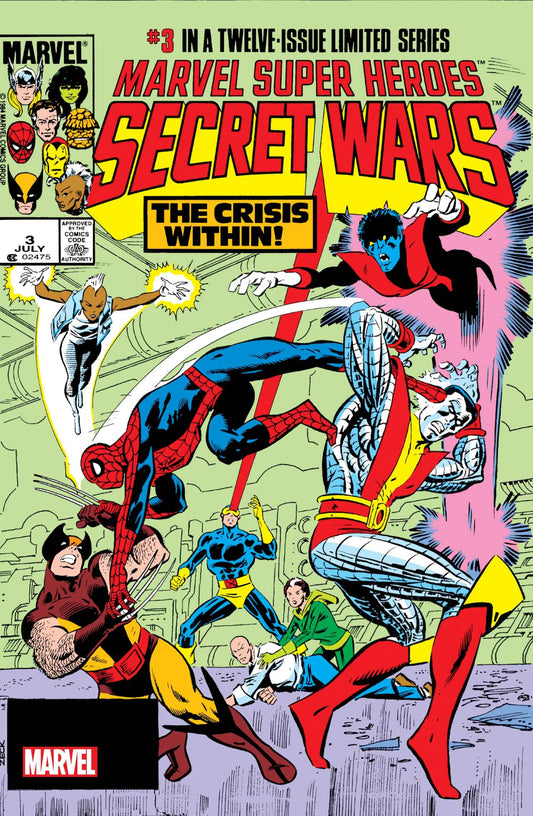 Marvel Super Heroes Secret Wars 3 Facsimile Edition | Standard | Marvel Comics | NEW Comic Book