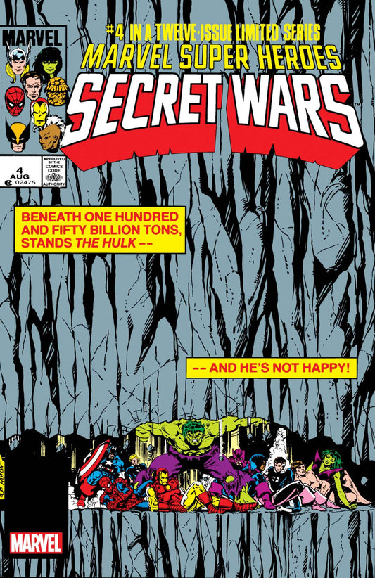 Marvel Super Heroes Secret Wars #4 Facsimile Edition | Standard | Marvel Comics | NEW Comic Book