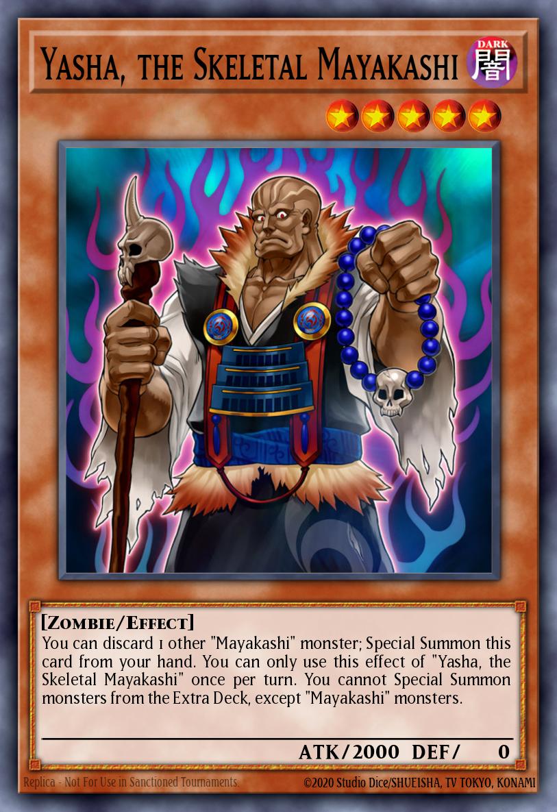 Yasha, the Skeletal Mayakashi - HISU-EN031 Super Rare