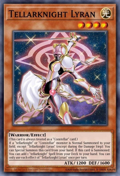 yugioh satellarknight cards Tellarknight Lyran - CYAC-EN021 Super Rare