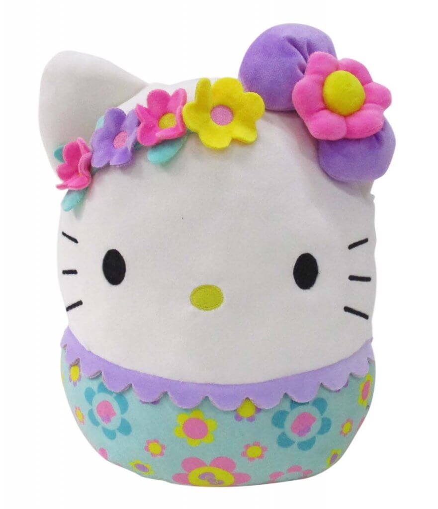Hello Kitty with Flowers ~ 12" inch Squishmallows ~ Hello Kitty Series 2 ~ In St