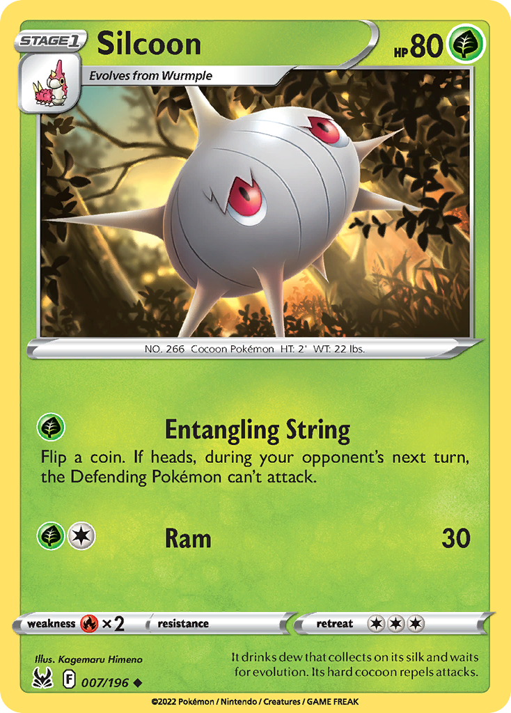 lost origin pokemon card value Buy Silcoon Uncommon | Lost Origin