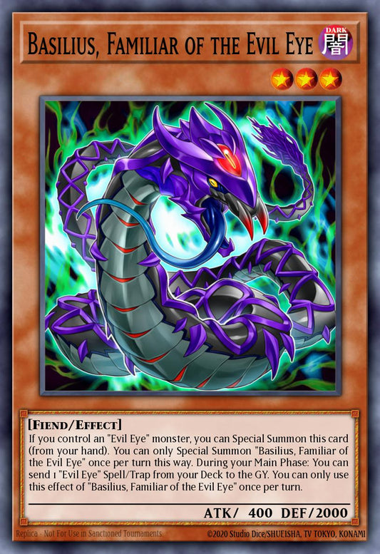 Basilius, Familiar of the Evil Eye - INCH-EN030 Super Rare | Yu-Gi-Oh! Card