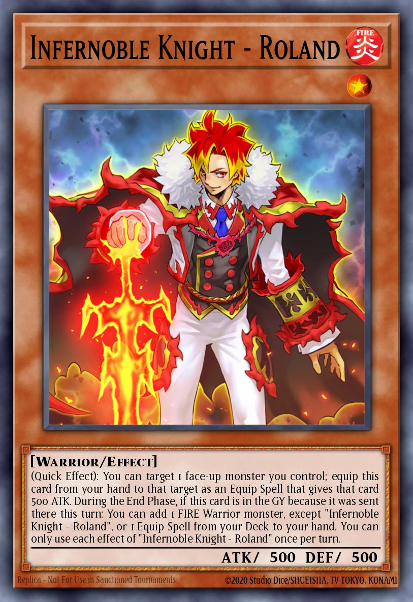 yugioh infernoble knight deck Infernoble Knight - Roland - AMDE-EN050 Rare