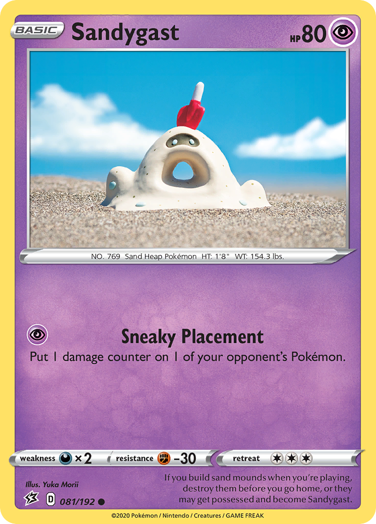 Sandygast 81/192 Common | Rebel Clash | Pokemon Card
