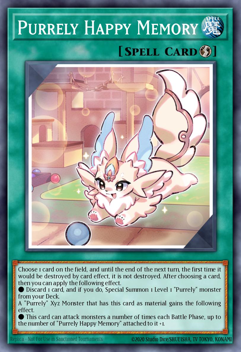 yugioh purrely cards Purrely Happy Memory - AMDE-EN021 Rare