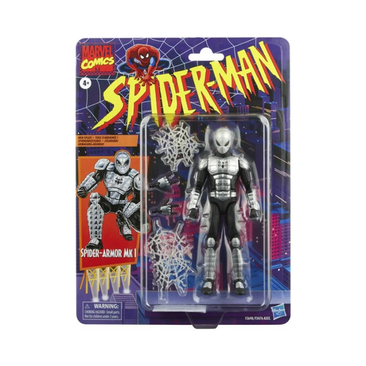Spider-Armor Mk I | Marvel 6” Legends Retro | Hasbro Action Figure