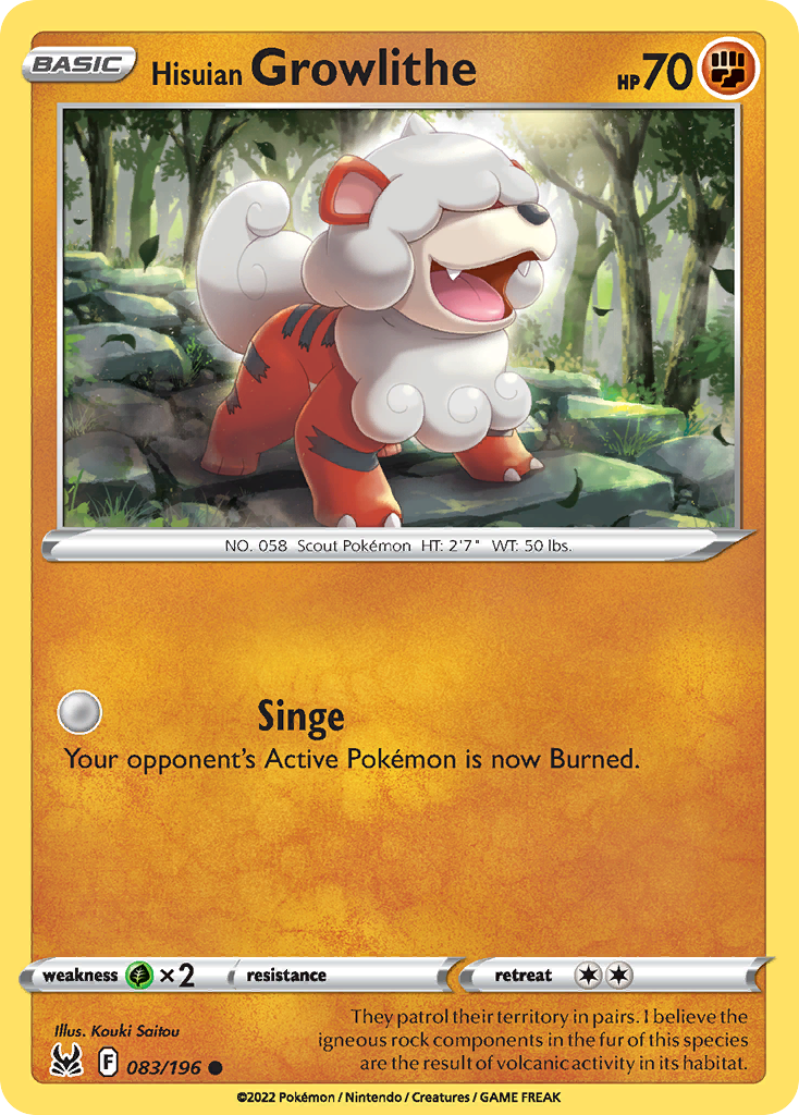 hisuian pokemon card value Buy Hisuian Growlithe | Lost Origin