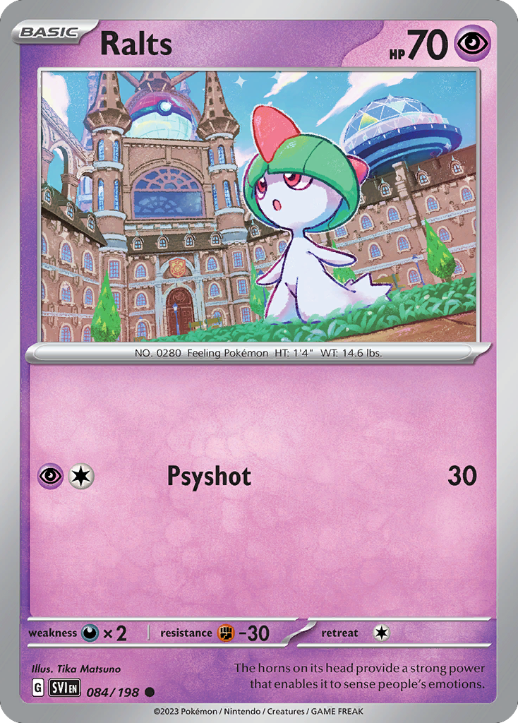 Ralts 84/198 Common | Scarlet & Violet | Pokemon Card