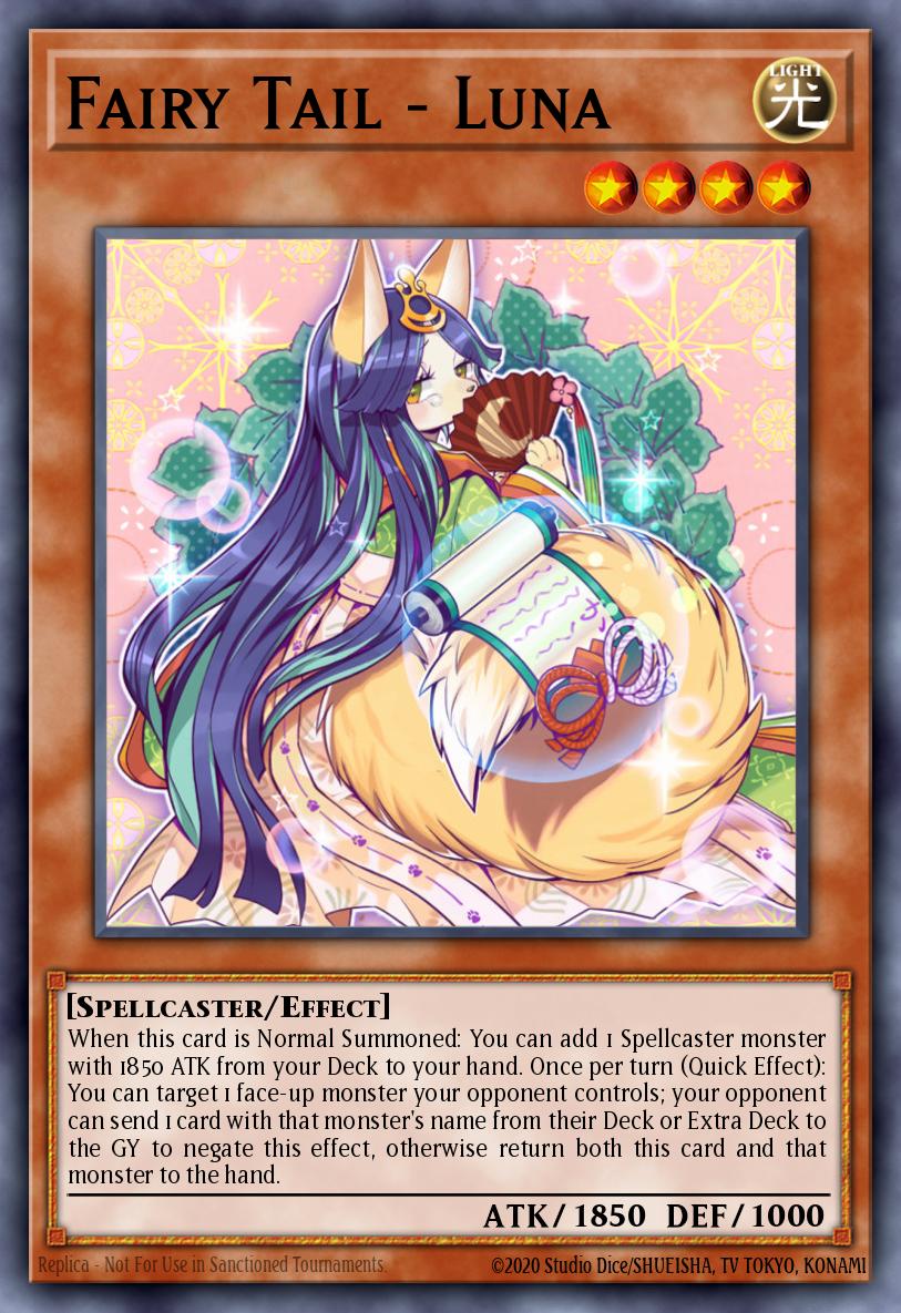 fairy cards yugioh Tail - Luna - RA01-EN009 Ultra Rare krpokemon You can Special Summon Any Suggestions On Other Type:Display