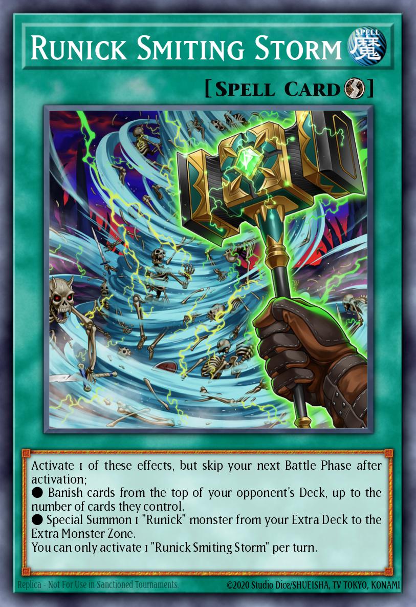 yugioh cards that skip turns Runick Smiting Storm - TAMA-EN036 Rare