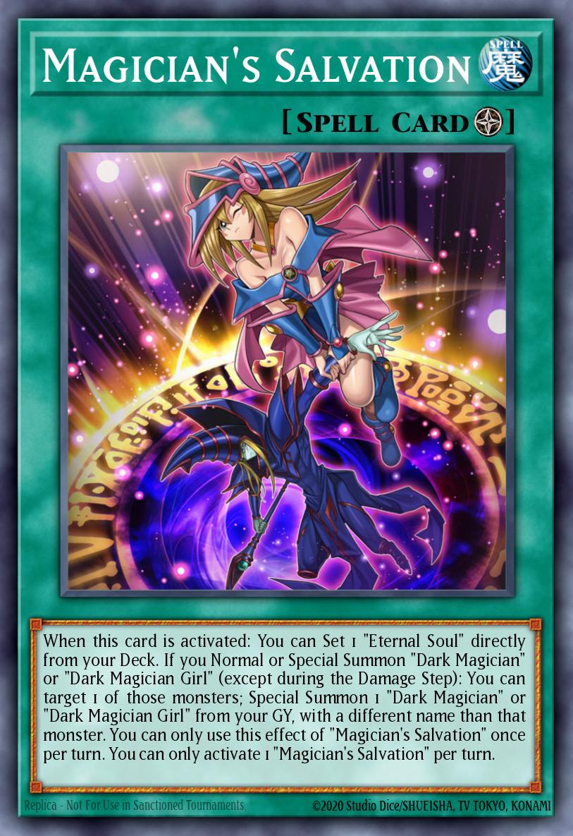 yugioh magician spell cards Magician's Salvation - RA01-EN068 Super Rare