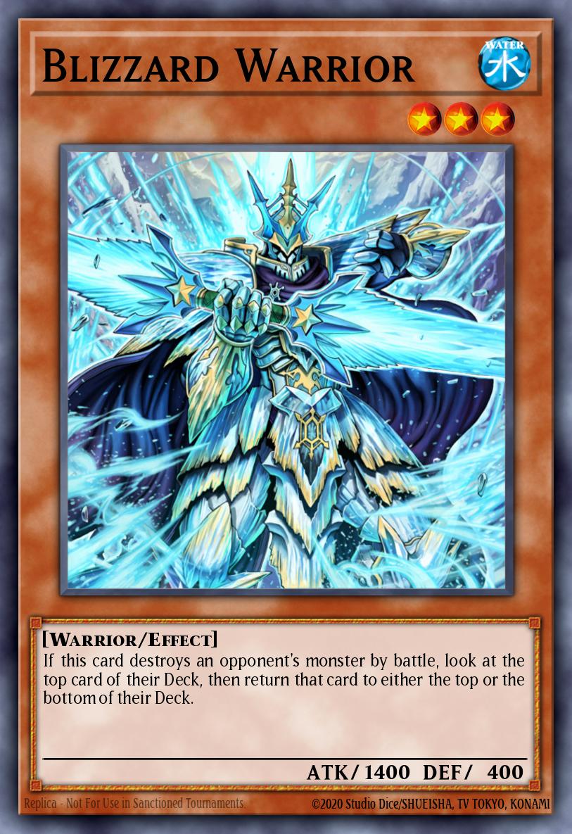 yugioh warrior cards Blizzard Warrior - HA01-EN002 Super Rare