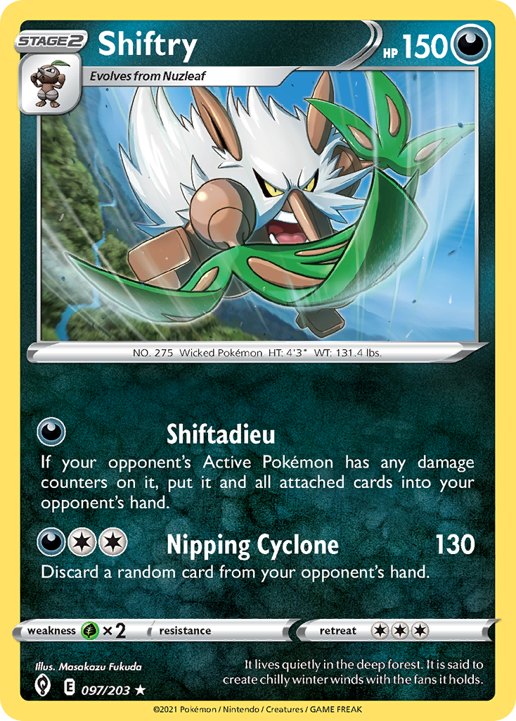 Shiftry 97/203 Rare | Evolving Skies | Pokemon Card – Brickheads