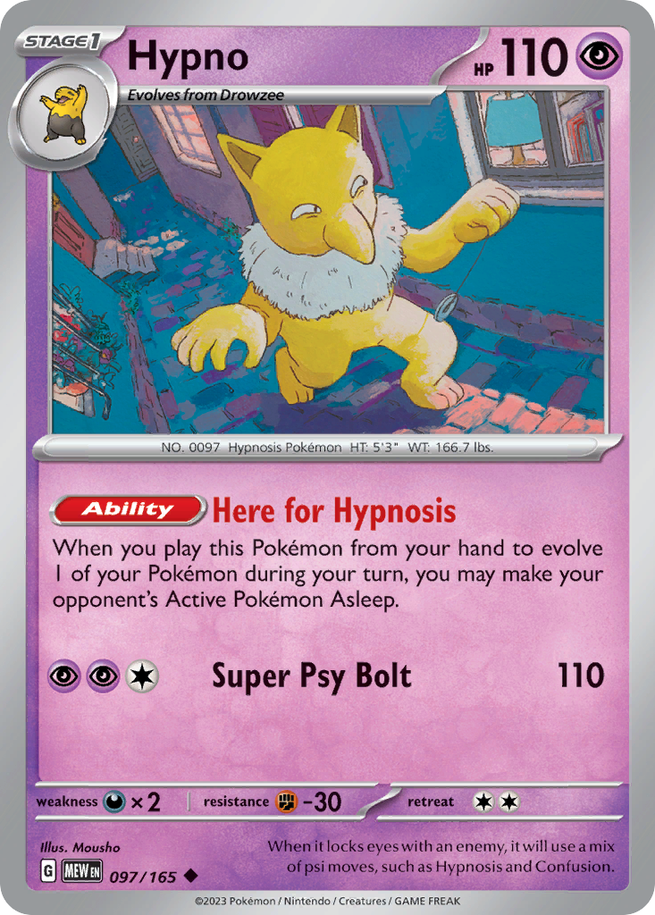 1999 hypno pokemon card (8) Retreat Cost 1999 hypno pokemon card Buy