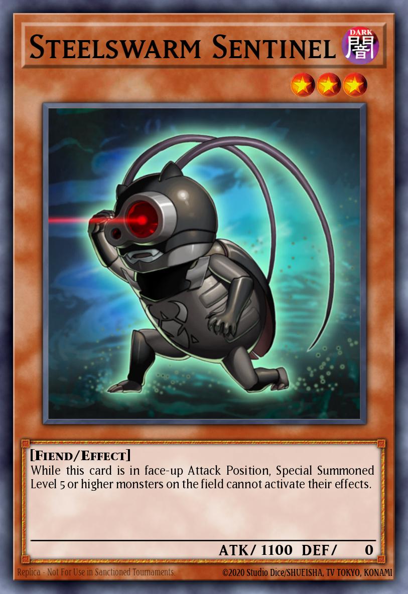 Steelswarm Sentinel - HA06-EN014 Super Rare | Yu-Gi-Oh! Card Brickheads Collectables Steelswarm Sentinel - HA06-EN014 Super Rare | Yu-Gi-Oh! Card Brickheads Collectables