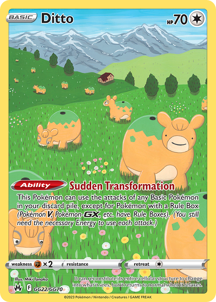 Buy Ditto GG22/70 Trainer Gallery Rare Holo