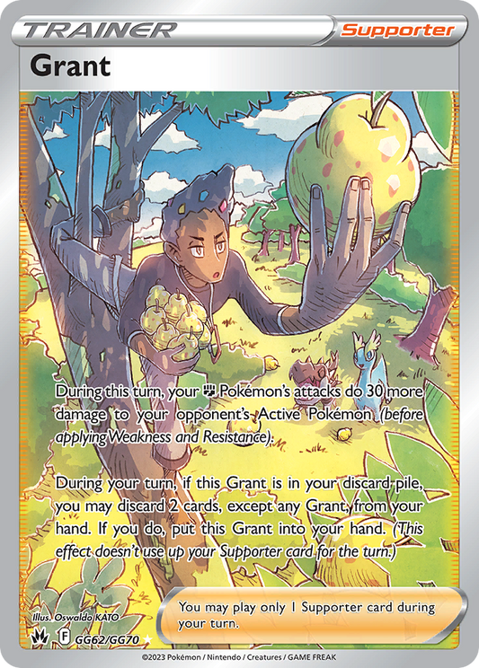 Grant GG62/70 Rare Ultra | Crown Zenith Galarian Gallery | Pokemon Card