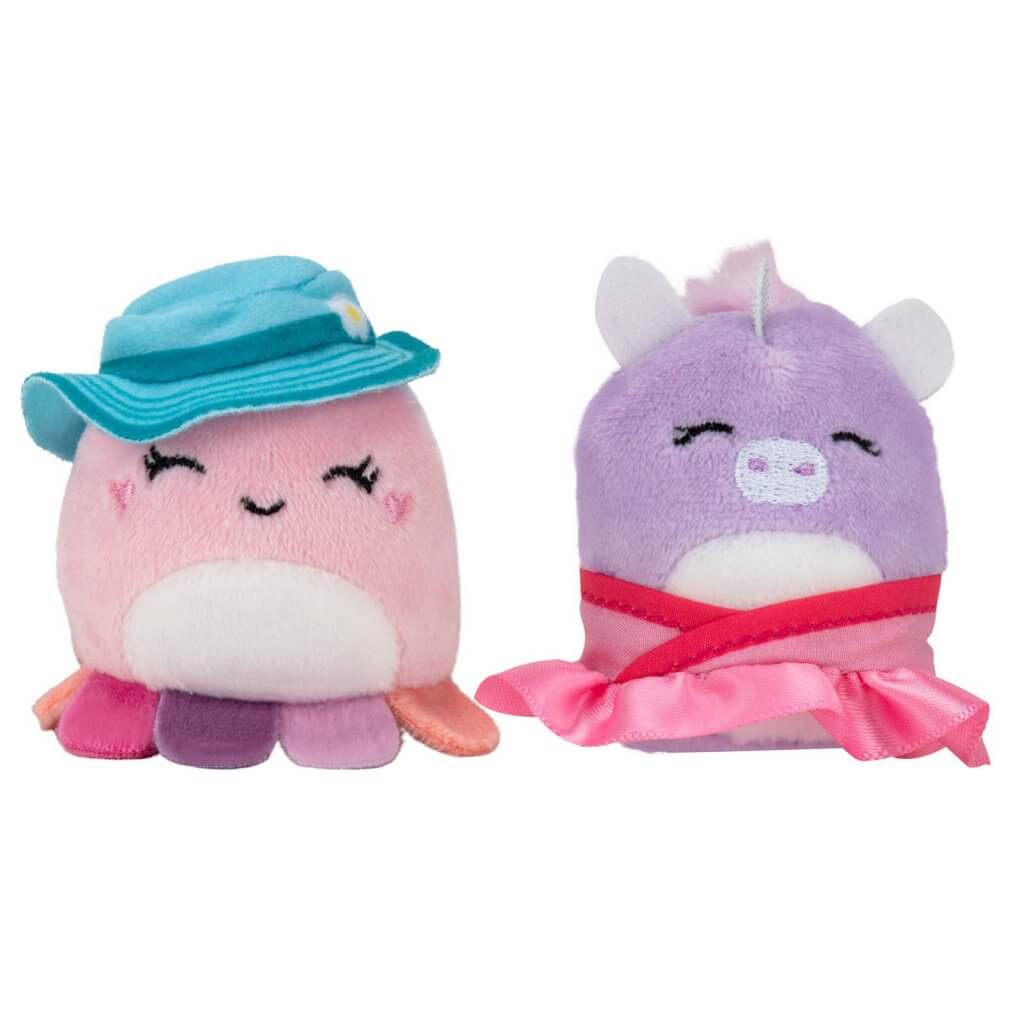 Jeanne and Ponderosa ~ Mini Fashion 2 Pack Squishville Plush