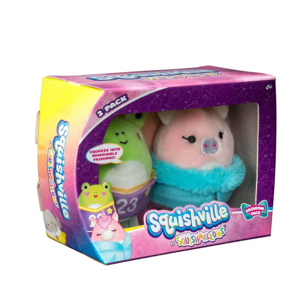 Elizabeth and Phillippe ~ Mini Fashion 2 Pack Squishville Plush