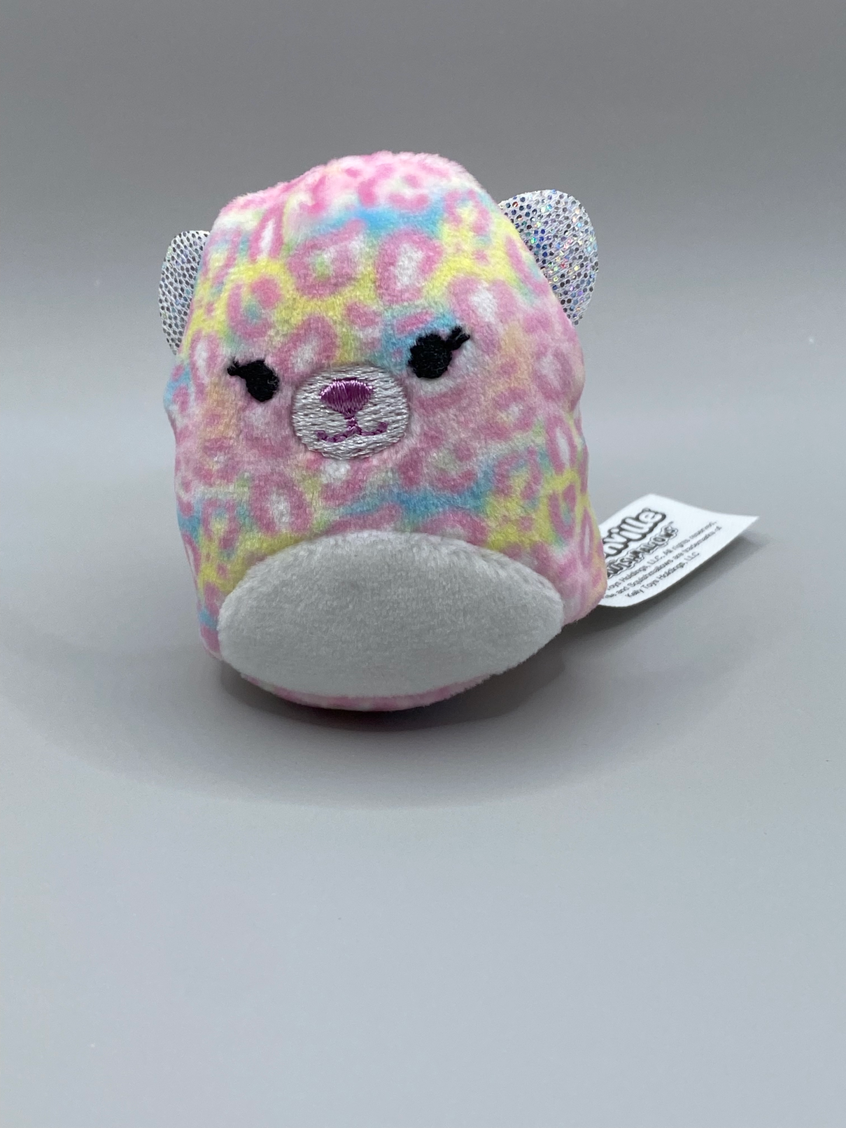 Pink Multicolour Cheetah ~ 2" Individual Squishville by Squishmallows