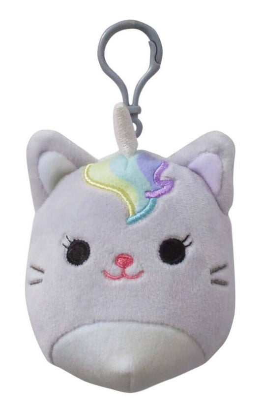 Clarisse the Grey Caticorn Clip On ~ 3.5" inch Squishmallows