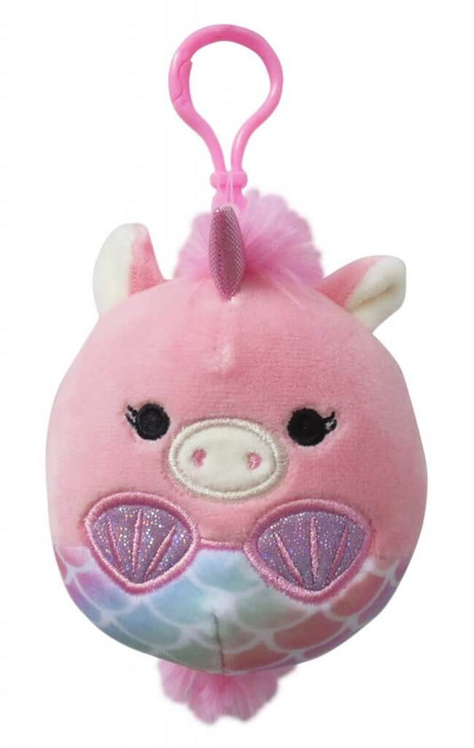 Makena the Mermaid Unicorn Clip On ~ 3.5" inch Squishmallows