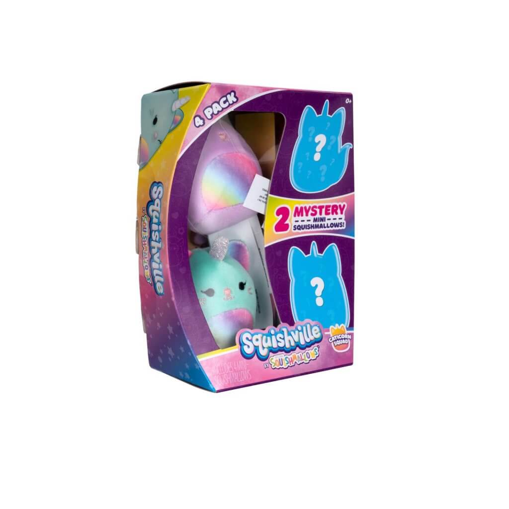 Caticorn Squad ~ Mini Plush 4-Pack Squishville Plush