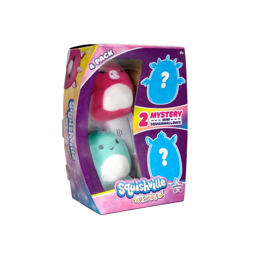Fantasy Squad ~ Mini Plush 4-Pack Squishville Plush