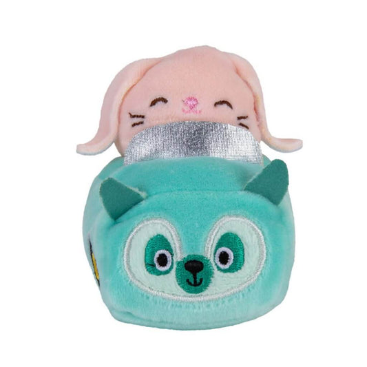 Bop the Bunny in Car ~ Mini Squishmallow in VEHICLE Squishville Plush ~ IN STOCK