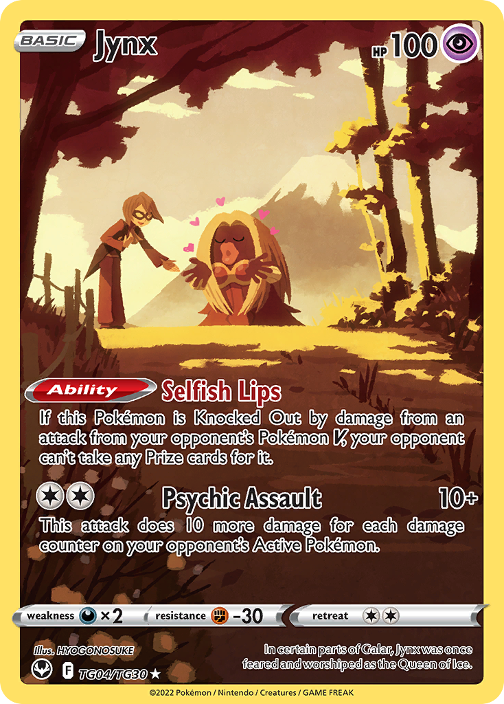 Buy Jynx TG04/30 Trainer Gallery Rare Holo | Pokemon Card... Brickheads Collectables Buy Jynx TG04/30 Trainer Gallery Rare Holo | Pokemon Card... Brickheads Collectables