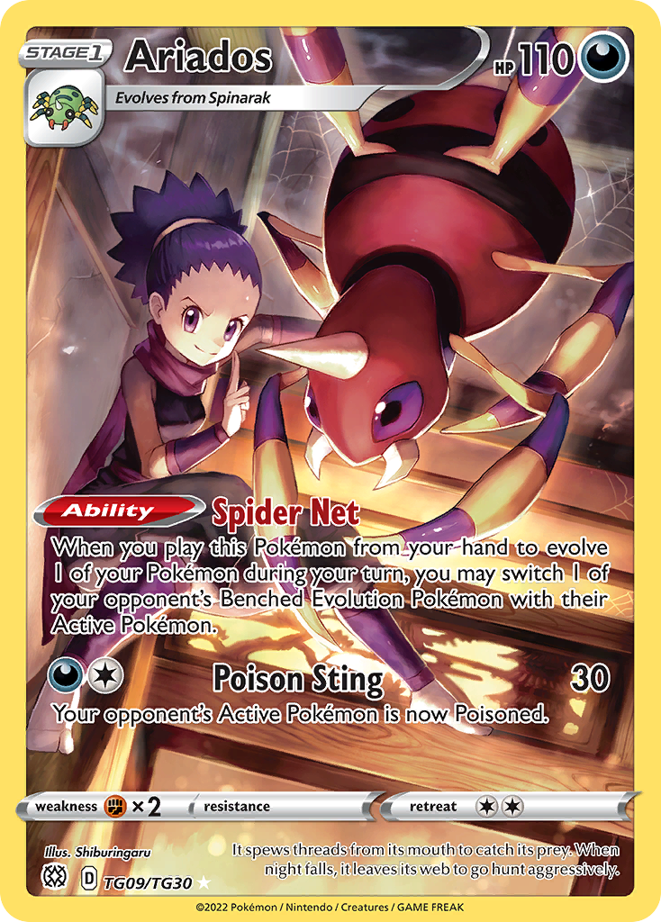 trainer gallery pokemon cards Buy Ariados TG09/30 Trainer Gallery Rare Holo