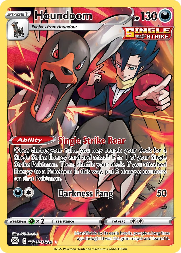 pokemon houndoom card Buy TG10/30 Trainer Gallery Rare Holo If you discard a Rules Text: whenever, deals Box Type:Vintage Condition_New