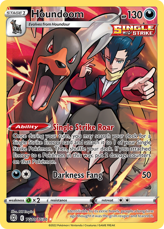 Houndoom TG10/30 Trainer Gallery Rare Holo | Brilliant Stars Trainer Gallery | Pokemon Card