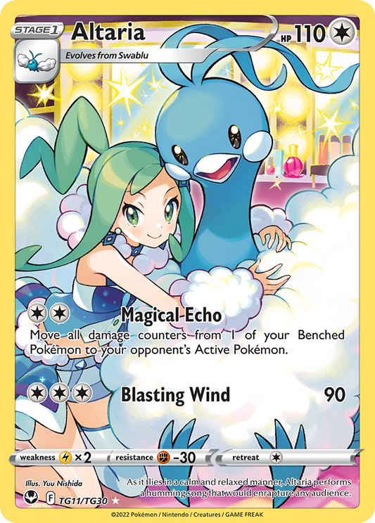 Altaria TG11/30 Trainer Gallery Rare Holo | Silver Tempest Trainer Gallery | Pokemon Card