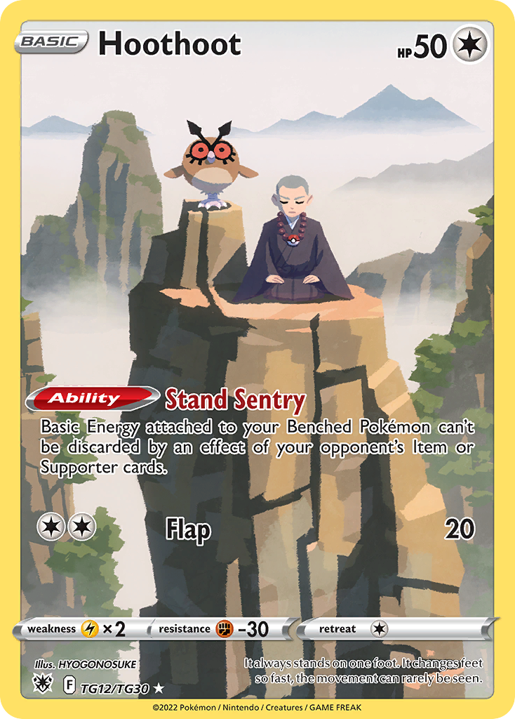 pokemon card tg12 tg30 Buy Hoothoot TG12/30 Trainer Gallery Rare Holo